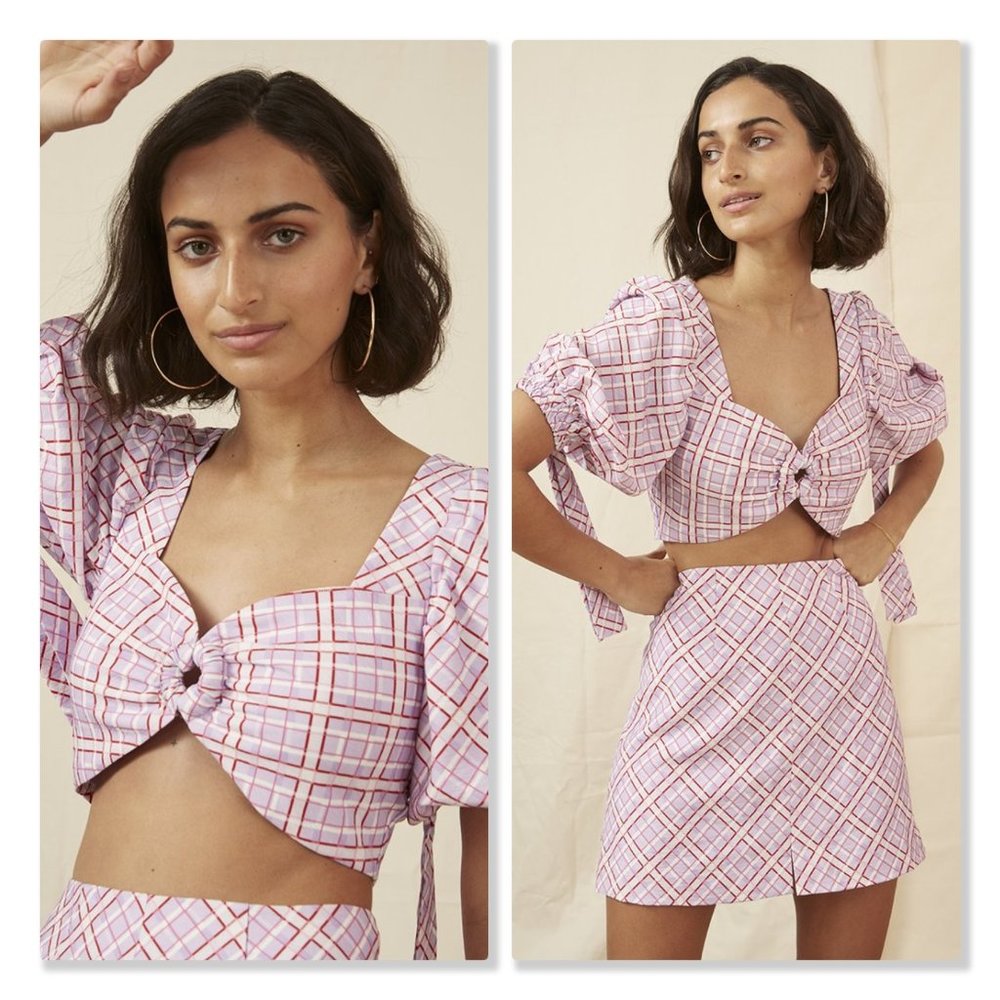 *2-PIECE SET* Finders Keepers Lilac Skirt & Top